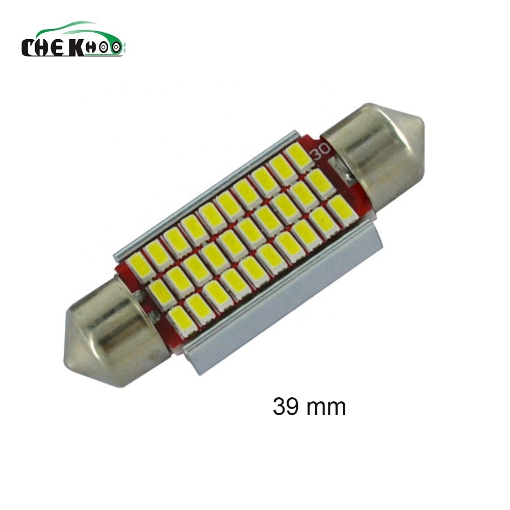 Car Led Bulbs Festoon 31mm 36mm 39mm 41mm 18smd 27smd 30smd 33smd 3014 Reading lights Dome Ceiling Lamps Canbus Lighting DC12V