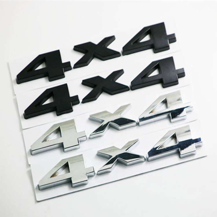 3D 4X4 Four wheel drive Car sticker Logo Emblem Badge Decals Car Styling Accessories for Frod Bmw Lada Honda Audi Toyota