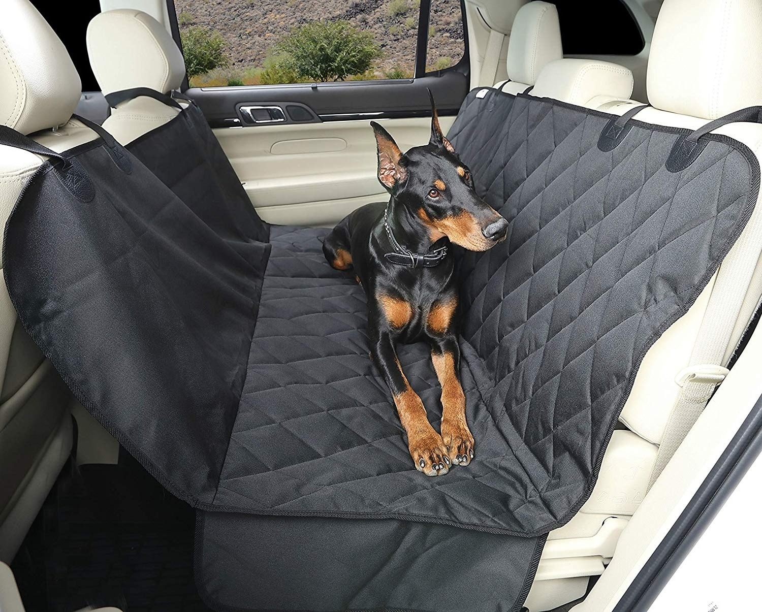 Waterproof rear kids pet dog seat cover hammock for car