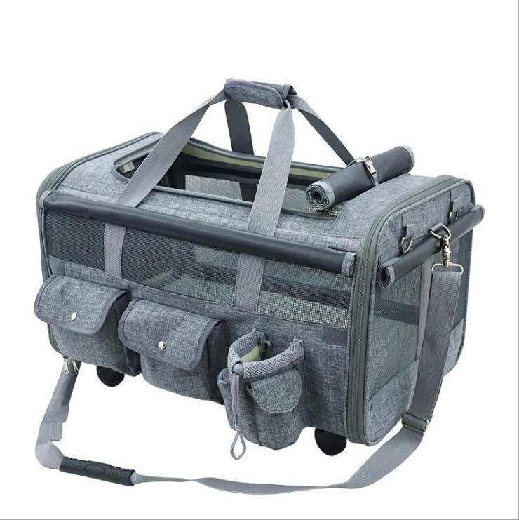 LDLC Extra large outdoor wheeled pet carrier walking dog carrier