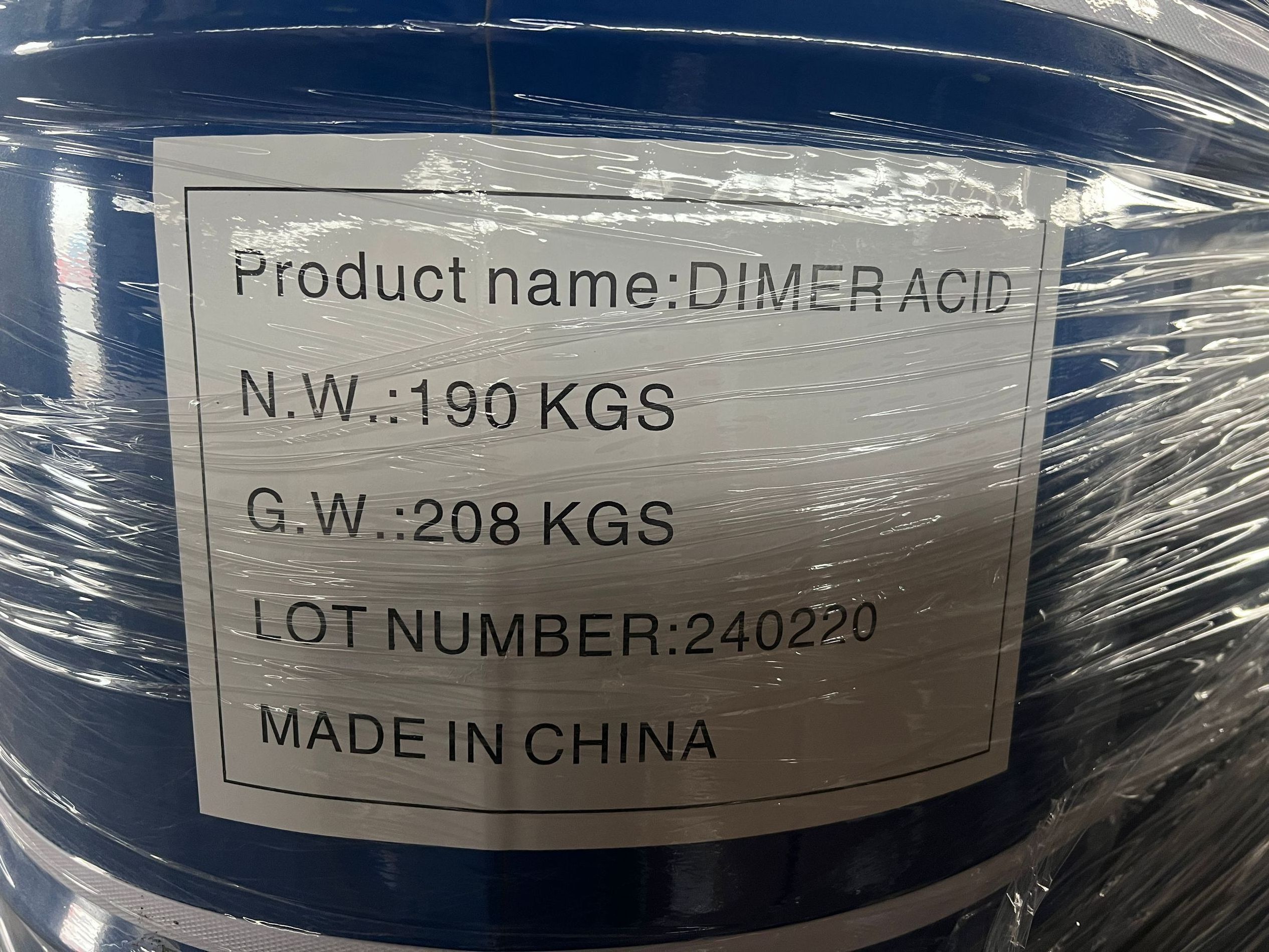 Dimer Acid Fatty Acids for ink polyamide resin C36 CAS 61788-89-4