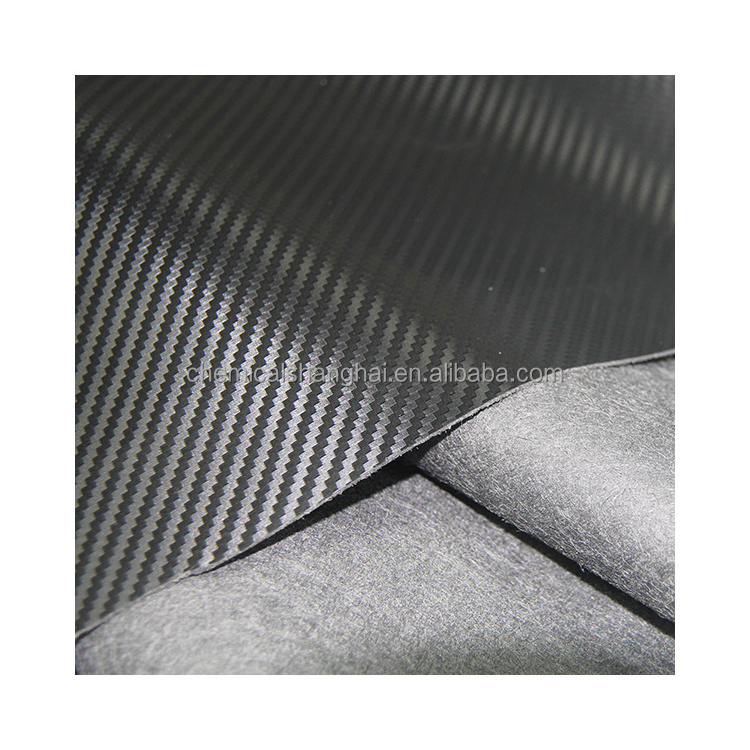 wholesale 1.2 mm carbon texture microfiber faux leather for car seat covers