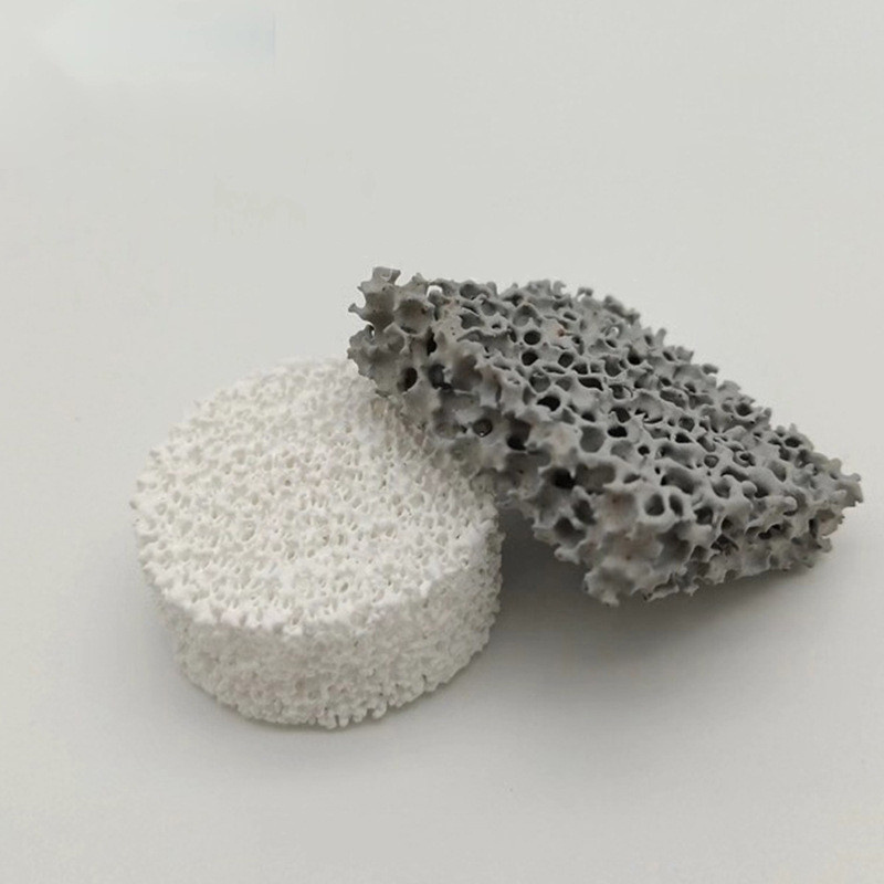 Manufacturer honeycomb sic ceramic Selling Casting Foam Filters Porous Foam Ceramic Filter Plate