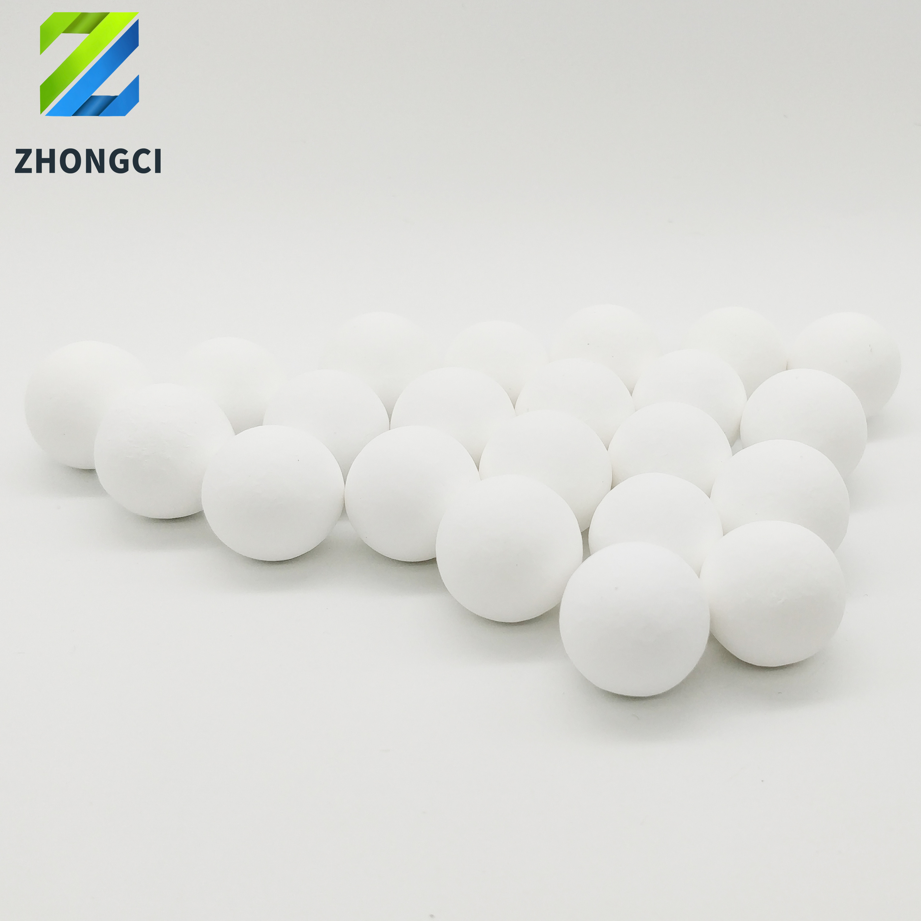 high hardness high alumina ball for ceramic 1/4'' 99% Alumina Support Media White Ceramic Balls Sample Available