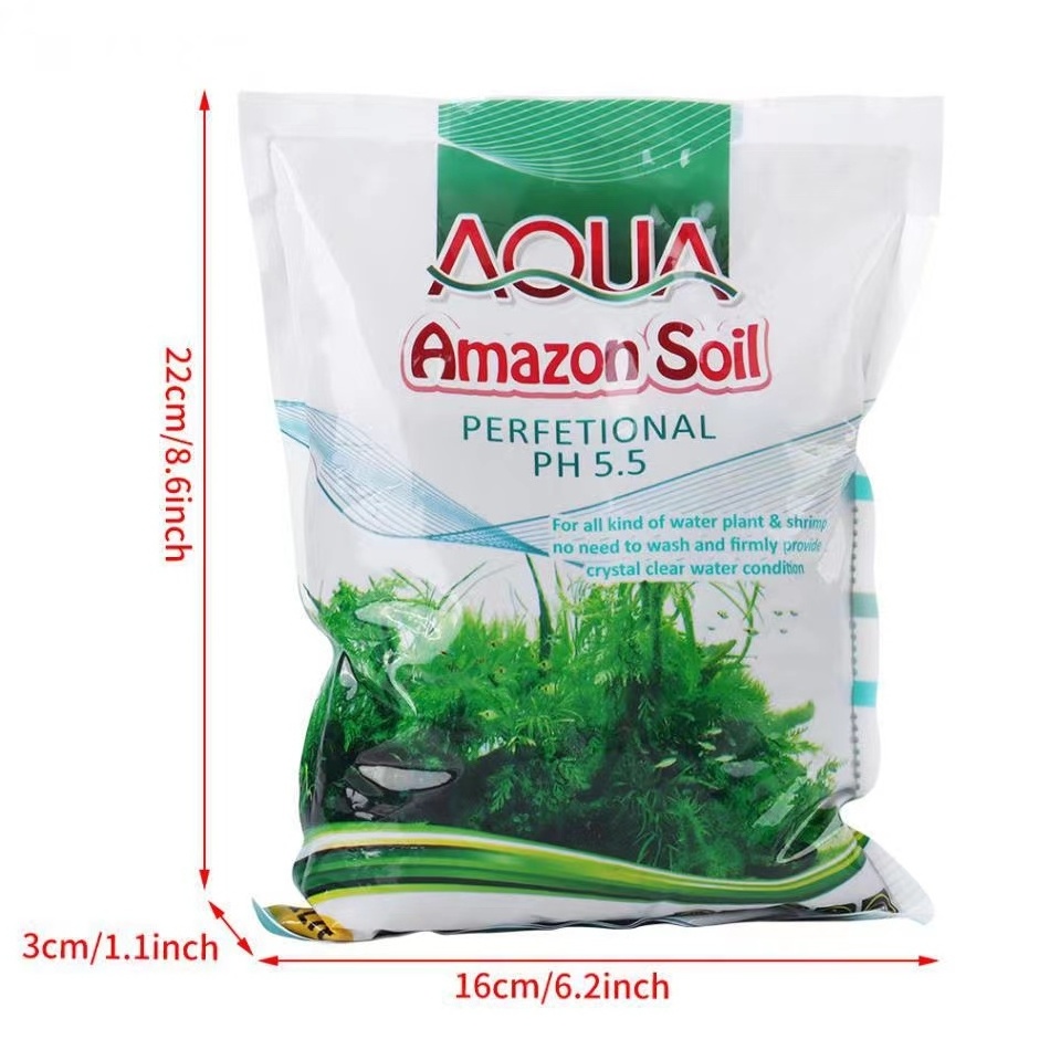 Aquarium Planted Substrate Sand Amazon Soil Fertilizer Mud for Fish Tank Plants Care Freshwater for aquariums & accessories