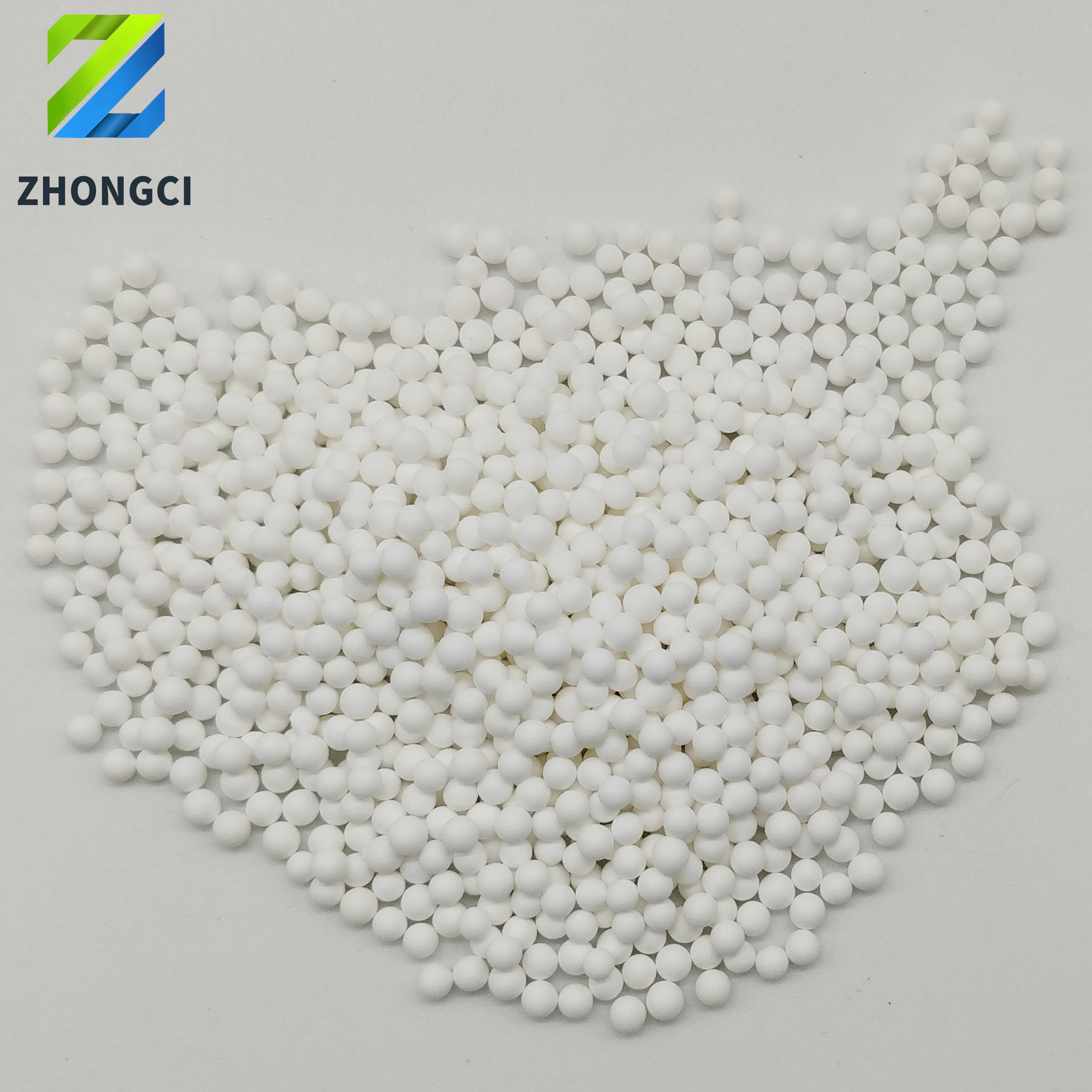 high hardness high alumina ball for ceramic 1/4'' 99% Alumina Support Media White Ceramic Balls Sample Available