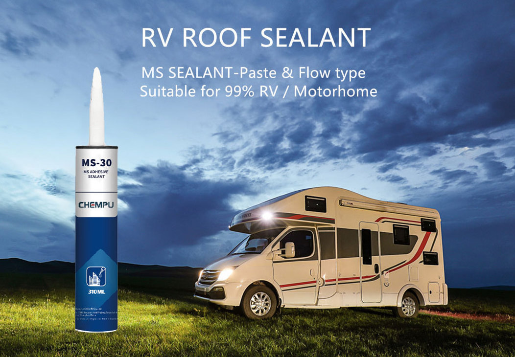 Non-Leveling Ultra Sealant System for RV Roof Accessories, White rv sealant and caulking