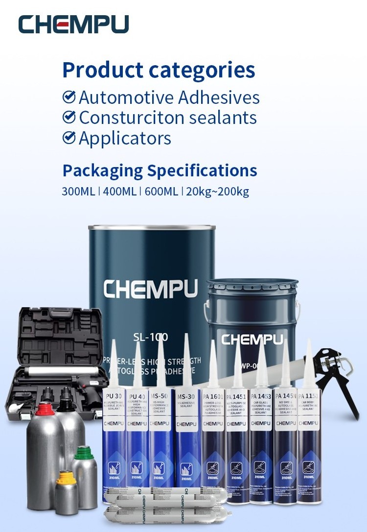 Excellent Bonding Sealing Multi Purpose Automotive Windshield Car Body Joint Window Glass Polyurethane Adhesive Sealant Glue