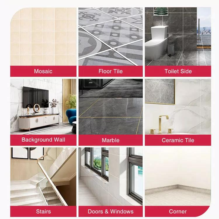 Tile Gap Beauty Grout Epoxy Sealant Seam Filling Grout For Tile Cracks Glitter Grout Gold Sealant