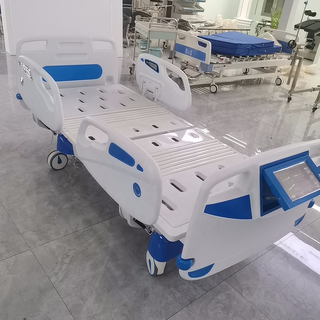 High Quality V3 ABS Side Rails Multifunctional Hospital Electric ICU bed with Weighing Scale price Hospital Furniture