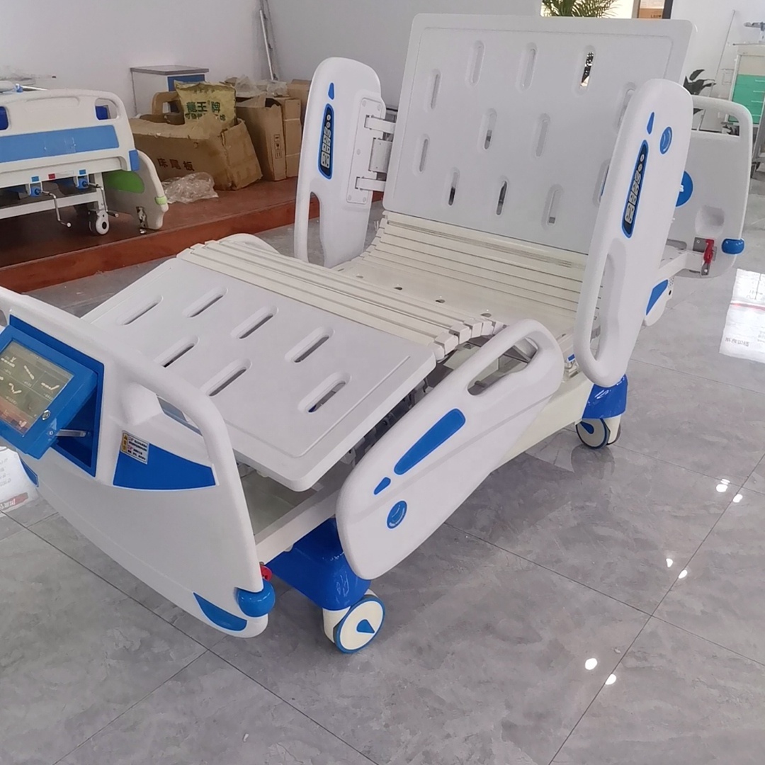 High Quality V3 ABS Side Rails Multifunctional Hospital Electric ICU bed with Weighing Scale price Hospital Furniture