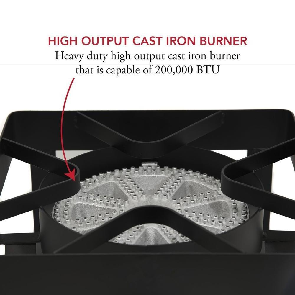 cast iron high pressure gas burner LPG/NG camping gas cooker