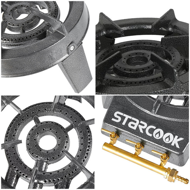 1 Cast Iron Natural Gas Burner Cooktops Camping Stove Outdoor Gas Burner For Wok