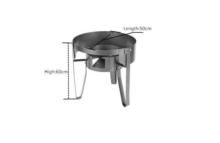 Wholesale Camping Stove Cooking Food Iron Burner Stand For Hiking Cooking