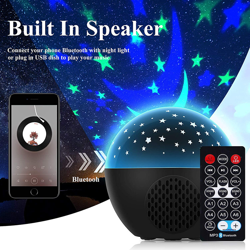 Kids Baby Room Lamp USB Smart Sensor Galaxy Starry Led Sky Star Light Galaxy Projector Lamp Night Light,Galaxy Projector