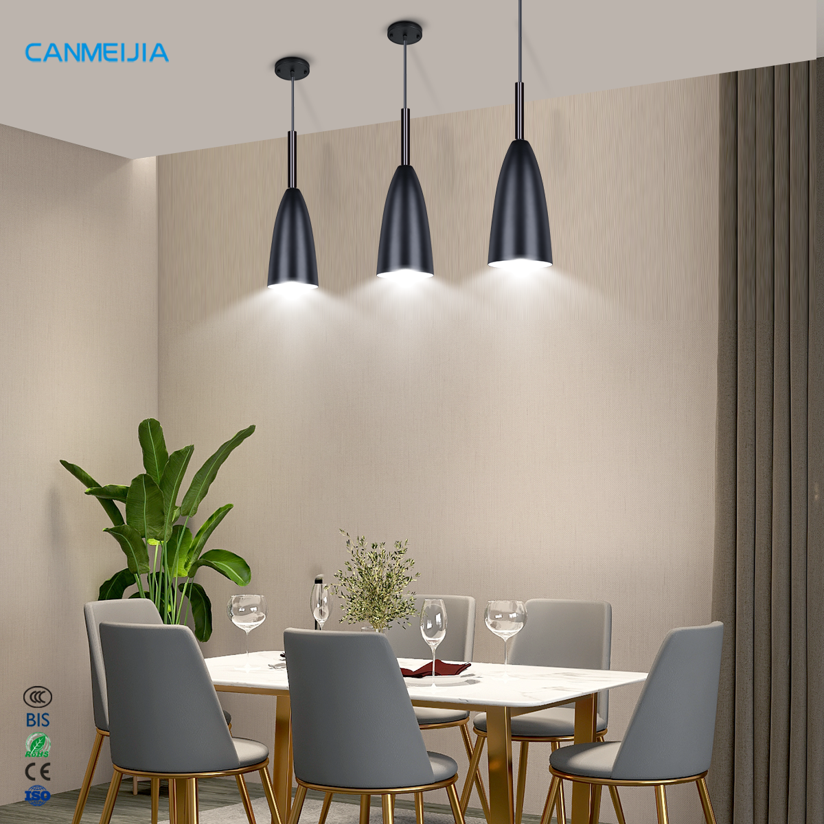 Modern Creative Shell Model Led Lamps Fixtures Chandelier Dining Room Chandelier Bedroom/Living Room Decorative Nordic Pendant