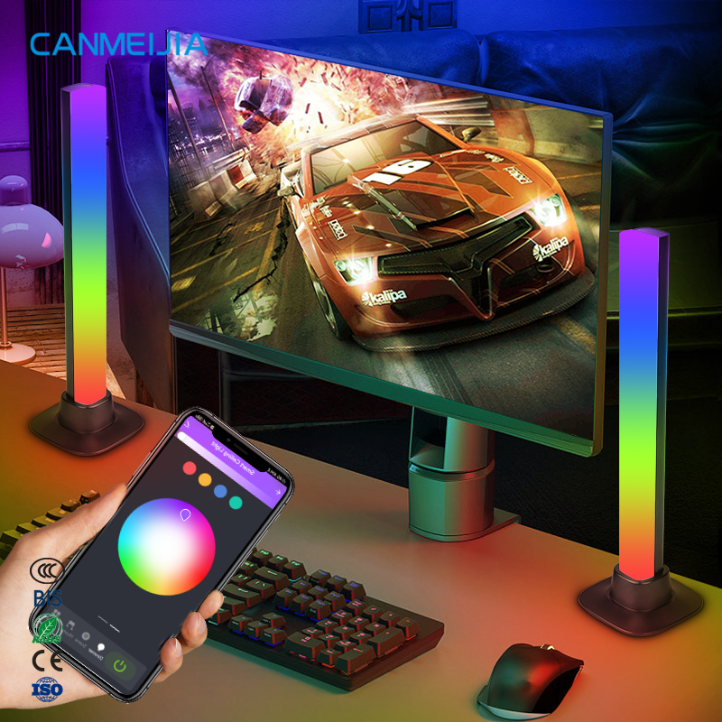 RGB decorative lighting indoor computer atmosphere smart strip lamp,smart light bars,smart home lights/smart gaming lights