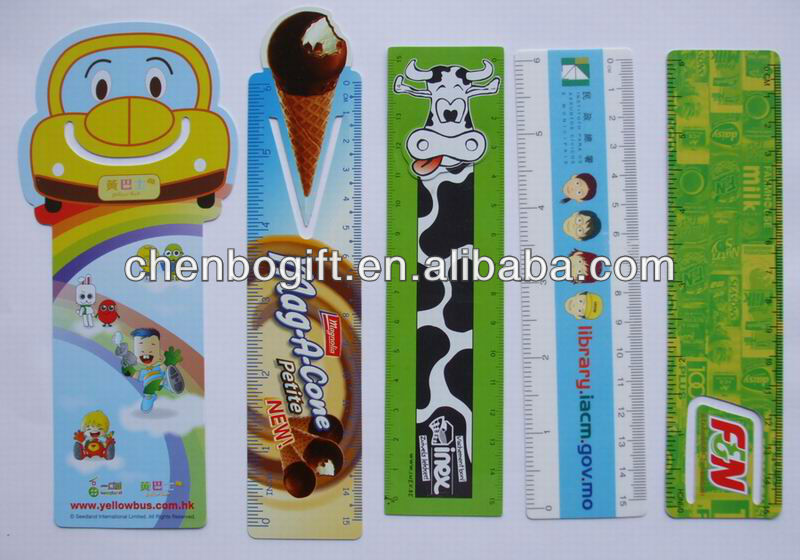 OEM Factory gold stamping print logo clear pvc plastic ruler,  Transparent flexible pvc ruler and paper rulers