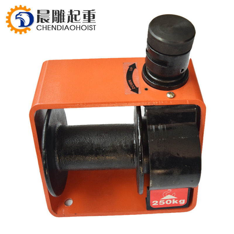 High-performance portable worm gear winch/manual winch/hand operated winch