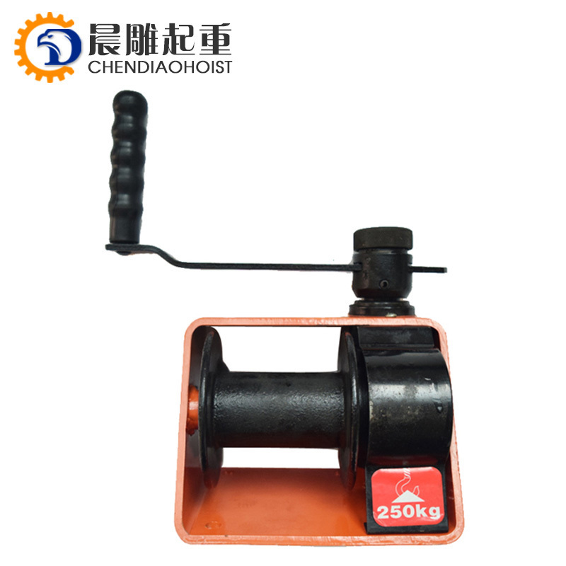 High-performance portable worm gear winch/manual winch/hand operated winch