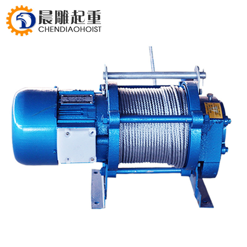 Factory Price 220v 380v Wire rope pulling electric winch Heavy duty electric winchsingle phase ac electric winch motors