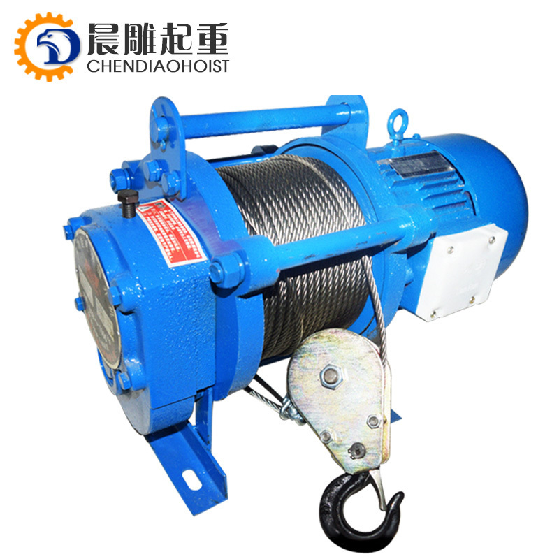 Factory Price 220v 380v Wire rope pulling electric winch Heavy duty electric winchsingle phase ac electric winch motors