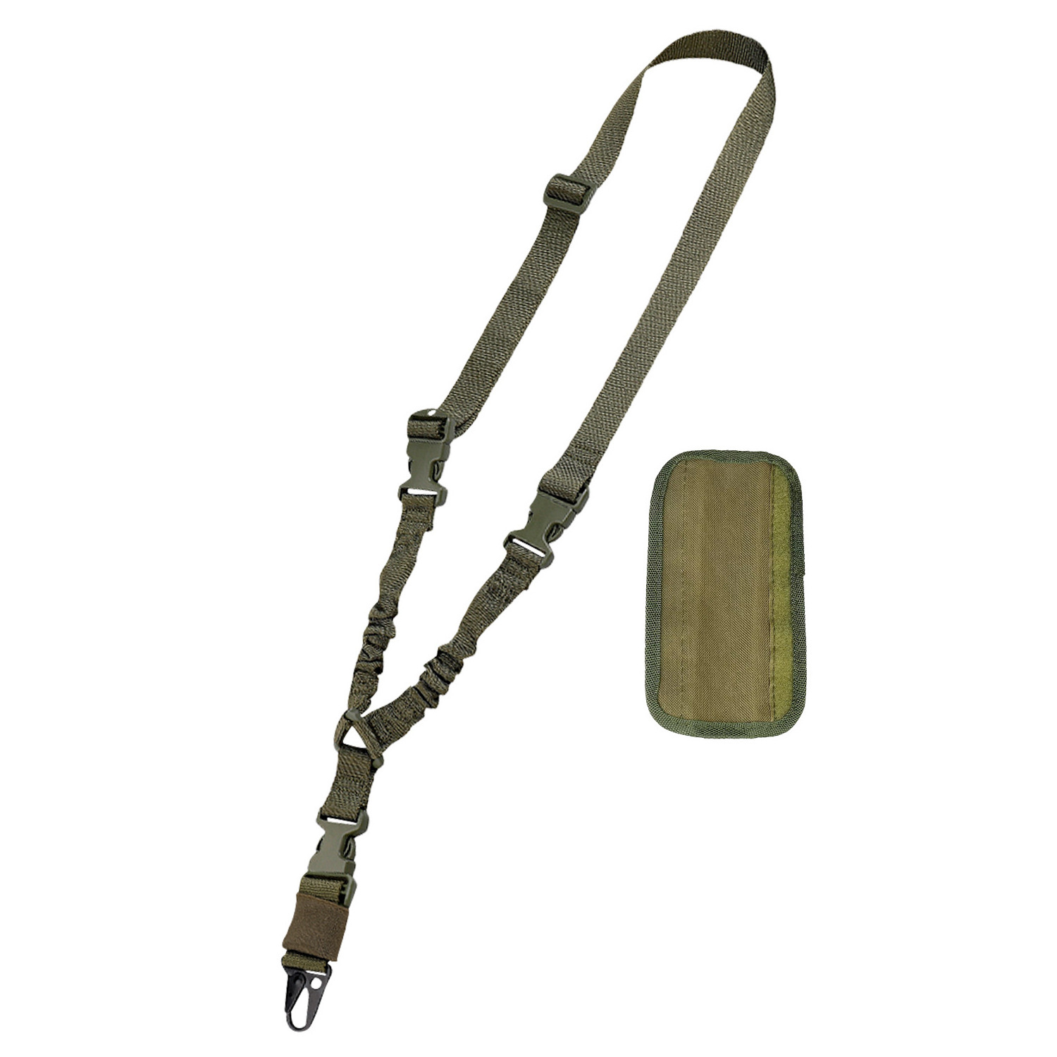 Adjustable Combat Outdoor Nylon Web Crossbody American Single-point Hand-held Tactical Sling