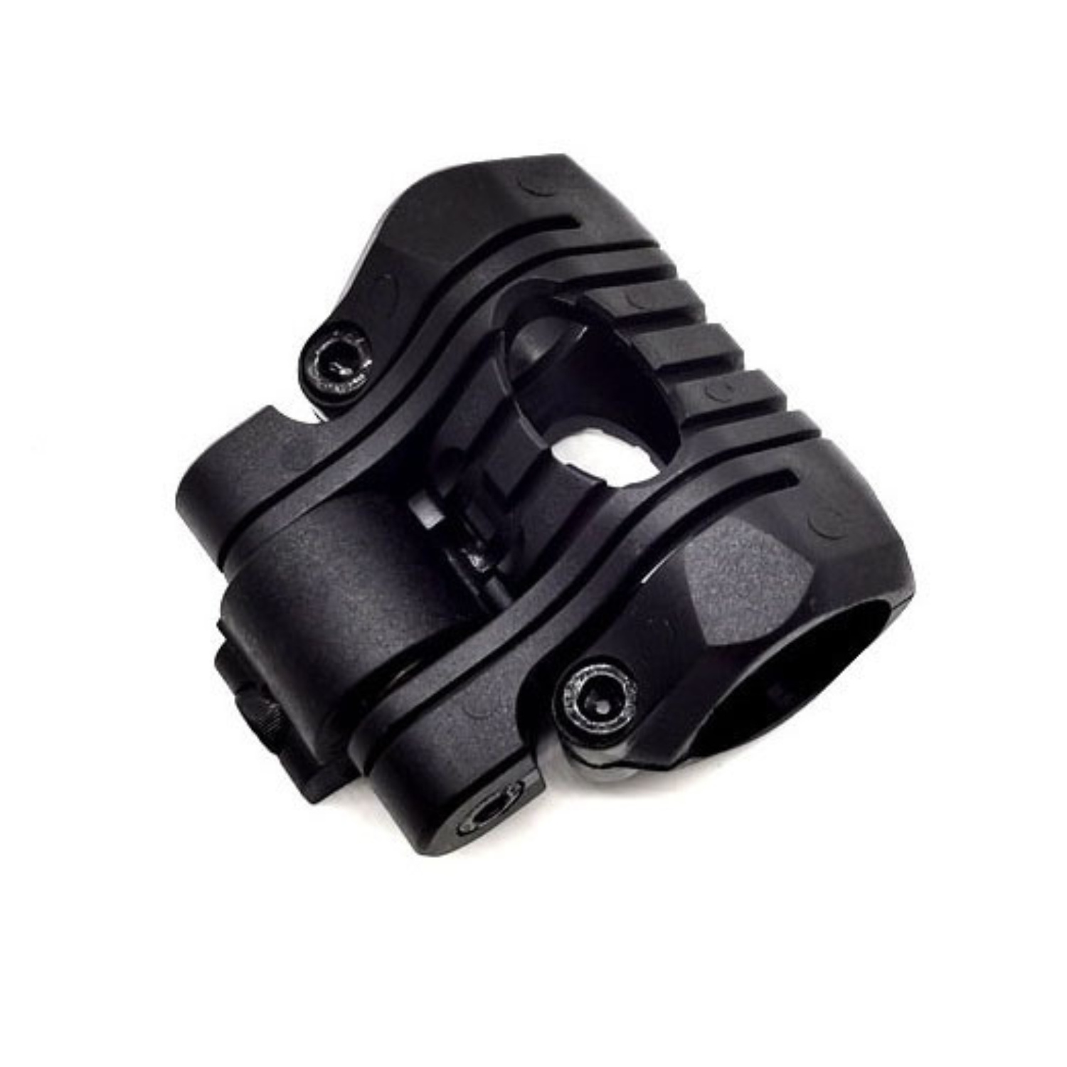 Outdoor 25mm Helmet Flashlight Holder Torch Clip Raills Clamp Mount For 20mm