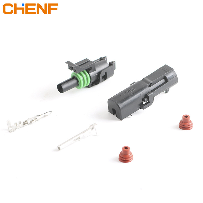 Hot Sale Car Connector Delp Waterproof Automotive Connector 1 2 3 4 6 Pin 2.5 Series Male and Female Wire Harness Connector