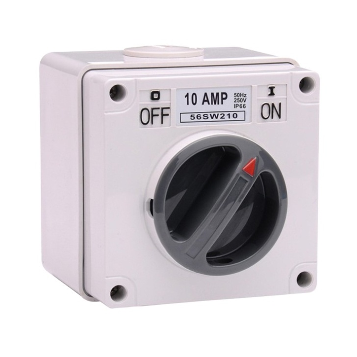 56SW series switch 1P 2P 3Pole 4P 10A 16Amp 20A 50A 63A Square Manual Changeover Waterproof Isolating Switch Australia Switch