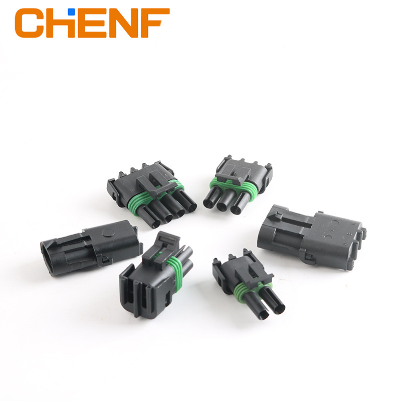 Hot Sale Car Connector Delp Waterproof Automotive Connector 1 2 3 4 6 Pin 2.5 Series Male and Female Wire Harness Connector