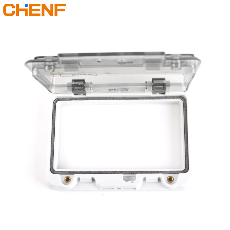 Manufacturer 8 Way Switch Enclosure Cover MCB Distribution Box Waterproof window Cover Junction Box Electrical Plastic Enclosure