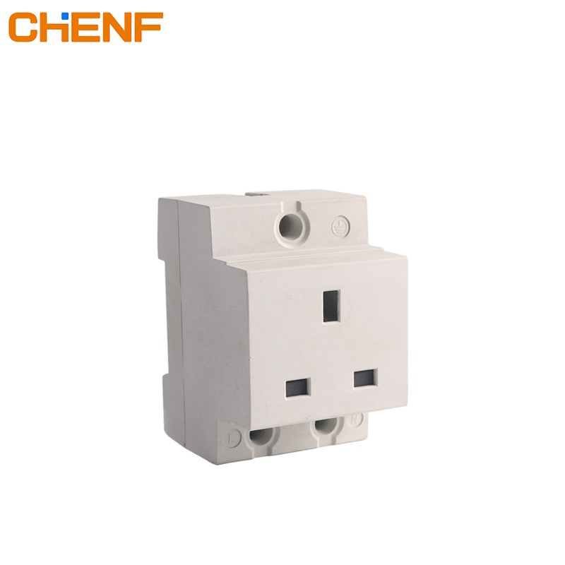 Universal Power Electric Switch 10A 16A 250V Multifunction 2 3 4 5 Holes Din Rail Mounted Modular Socket