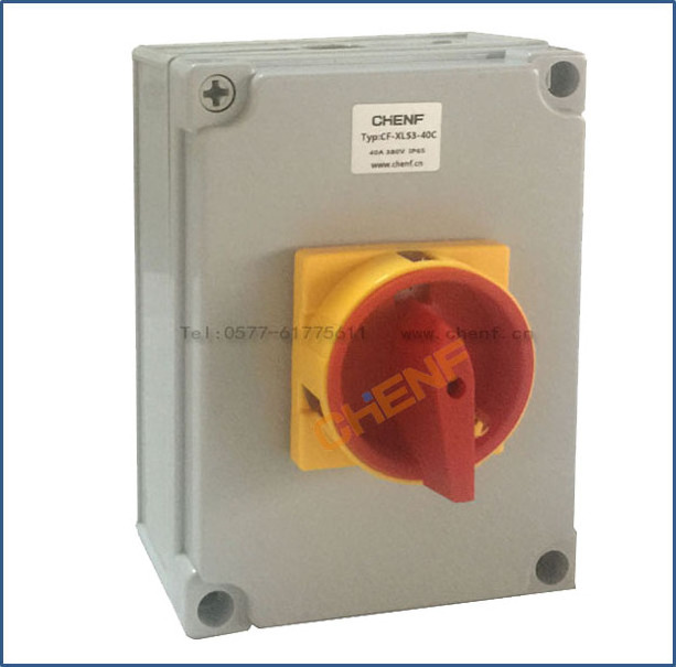 Factory Best Price IP65 40A Commutation Switch, 3 Phase Automatic Transfer Switch, Generator Change Over Switch