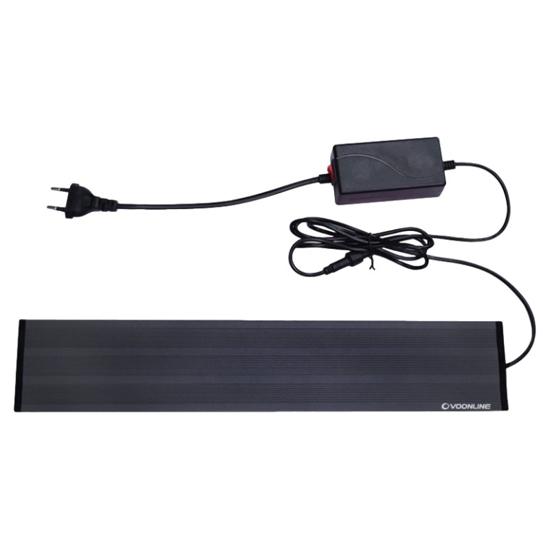 VOONLINE full spectrum LED aquarium light plant and fish tank lighting with retractable stand