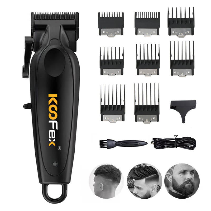 Chenfeng Factory Black Graphite Blades All Metal Brushless Motor Hair Clipper