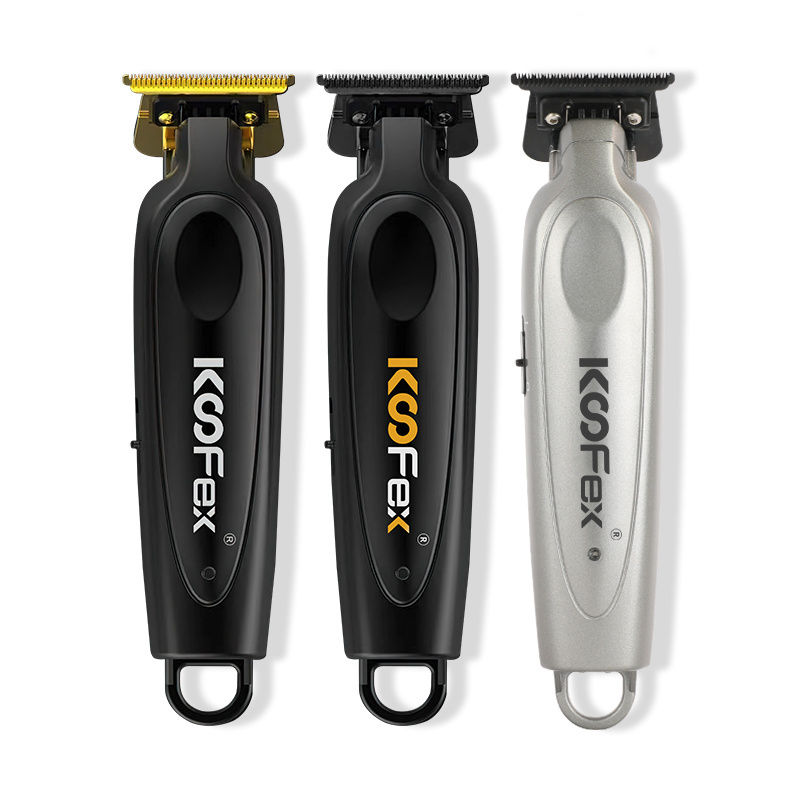 KooFex High Quality Men Rechargeable Cordless Charging Graphite T-shaped Plated Blade BLDC Mental Body Hair Trimmer