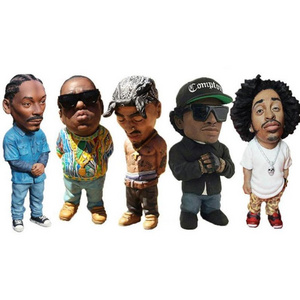 Hot sales Cross-border hip-hop funny rapper tattoo artist hand-run home office resin sculpture ornaments