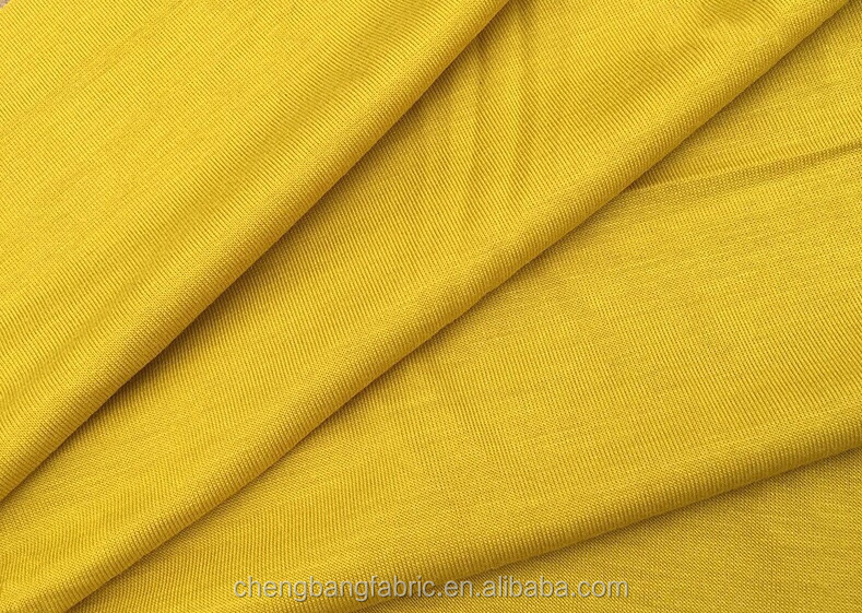 Ready to Ship Wholesale 95% Bamboo Fiber 5% Spandex Soft and Anti-Bacteria Jersey Fabric