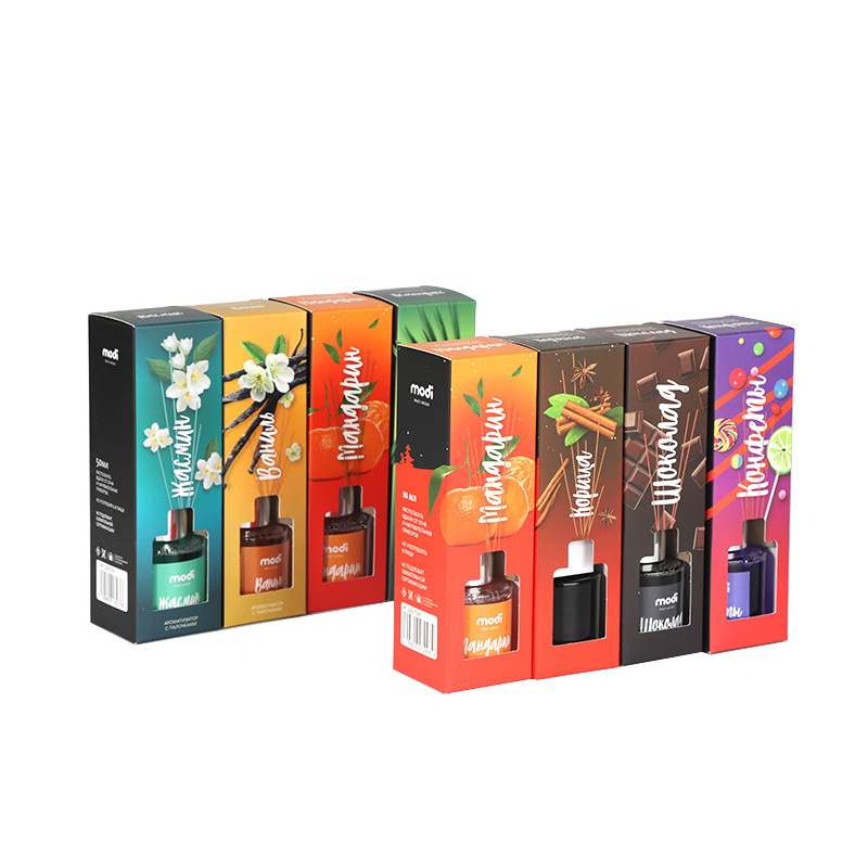 Promotion air freshener multi fragrance refill oil luxury reed diffuser set for home