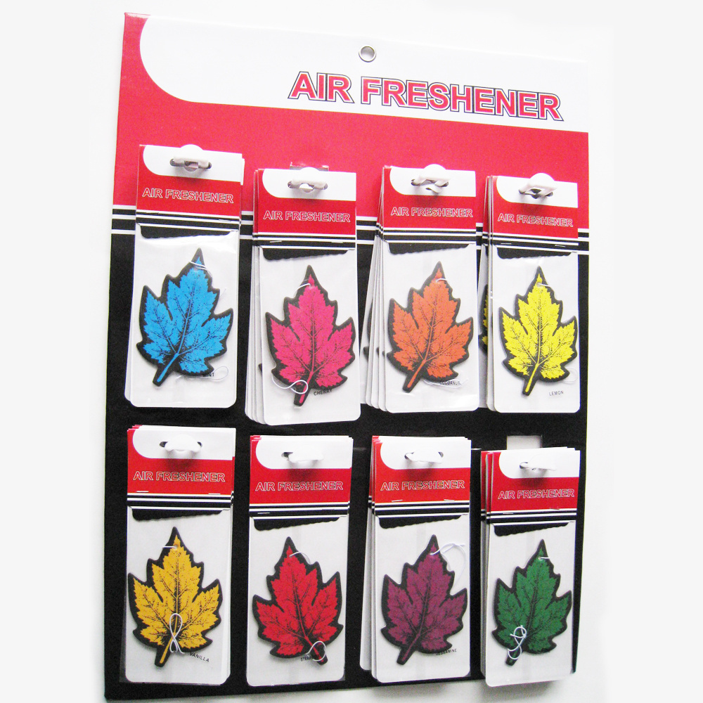 Custom Car Interior Pendant Air Freshener Fragrance Scents Hanging Absorbent Paper Sheet