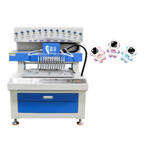 Automatic 12 Colors Silicone Label Machine Enlarged  Liquid Dispenser Machine Soft PVC Machine