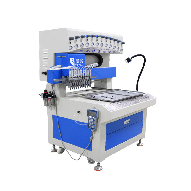 Automatic 12 Colors Silicone Label Machine Enlarged  Liquid Dispenser Machine Soft PVC Machine