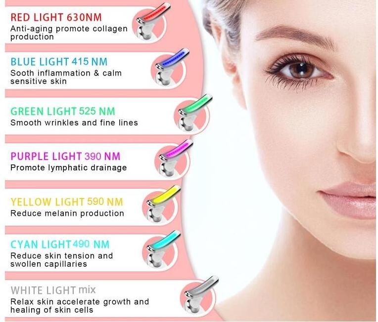 Led Light Therapy Wrinkles Removal Neck Lifting Massager Face Massager Skin Care Wrinkle Remover Beauty Tools