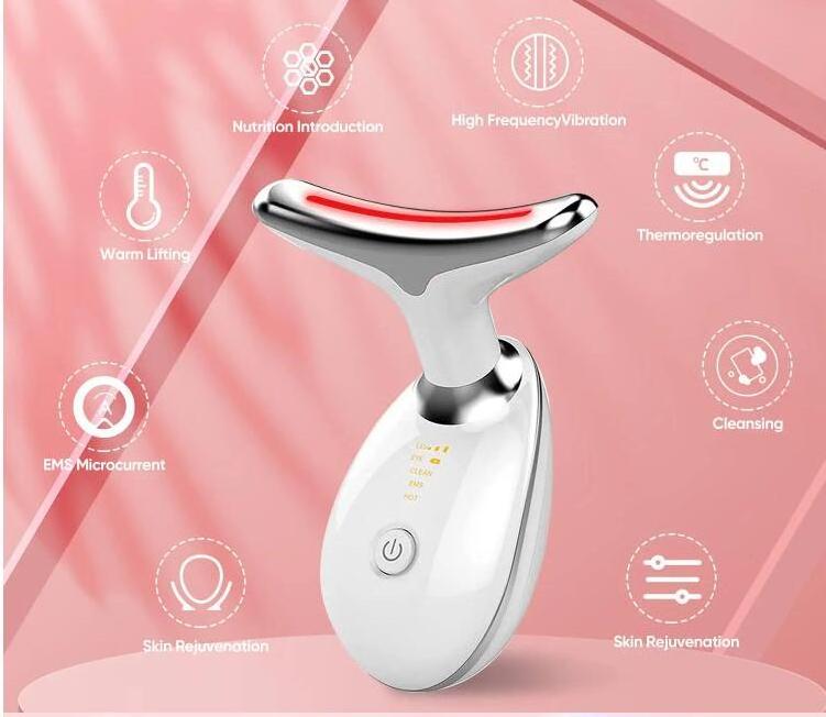 Led Light Therapy Wrinkles Removal Neck Lifting Massager Face Massager Skin Care Wrinkle Remover Beauty Tools