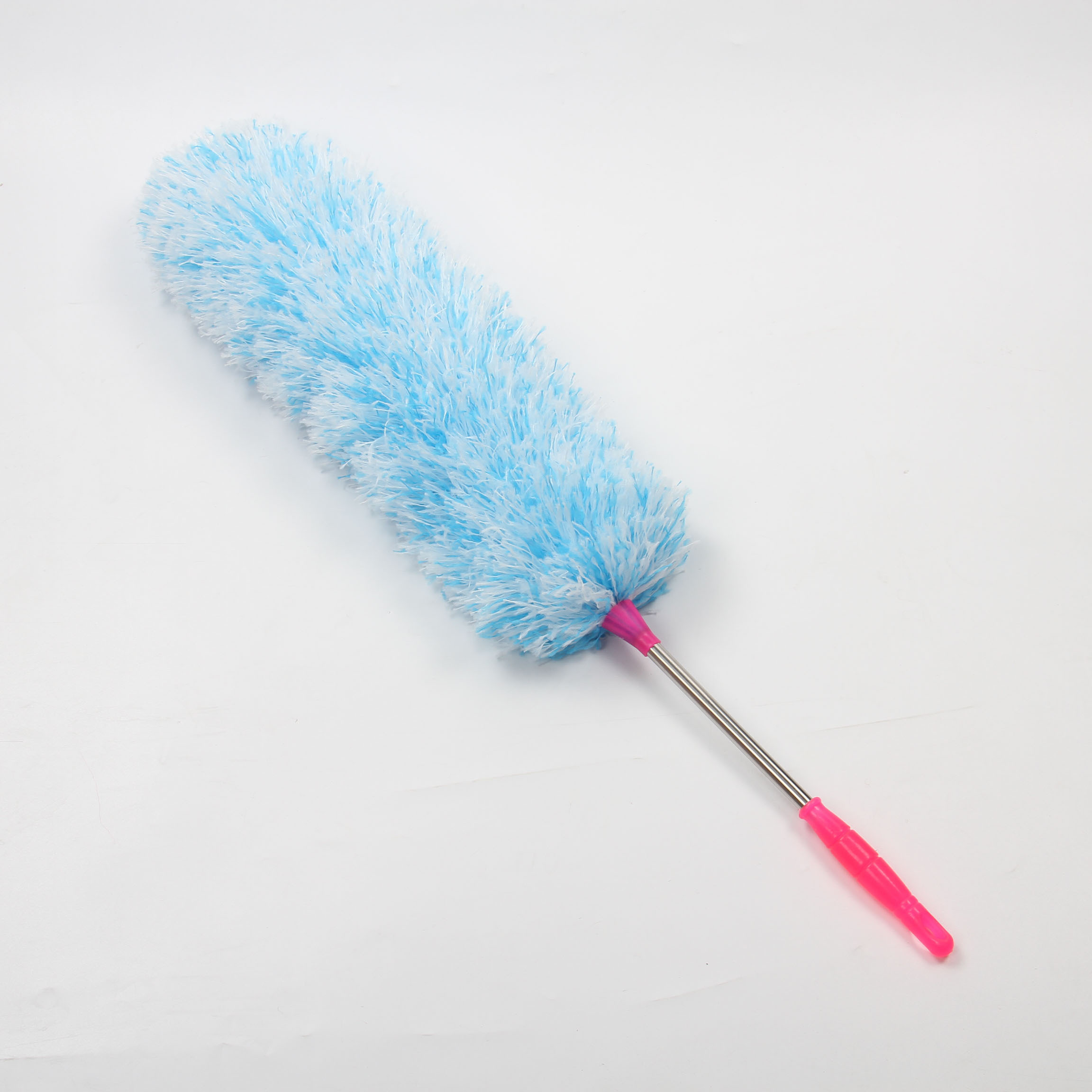 Broom feather duster plus handle bendable flexible feather microfiber cleaning duster