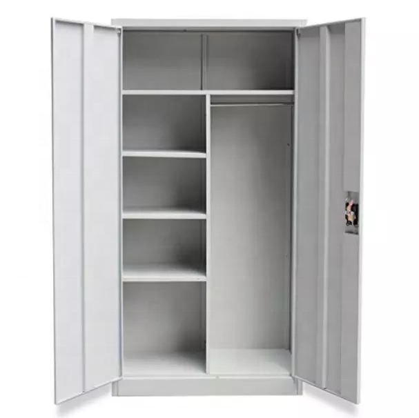 Armario dolap heavy duty closet bedroom office  student clothes cabinet custom 2 door metal almirah iron steel wardrobe