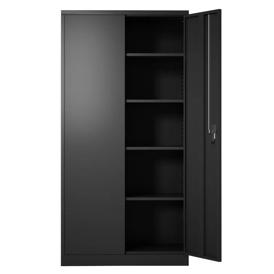 Archivadores Office Metal Storage File Cabinet with lock 2 Doors steel cupboard Filing Cabinets and Shelves  lemari besi archiva