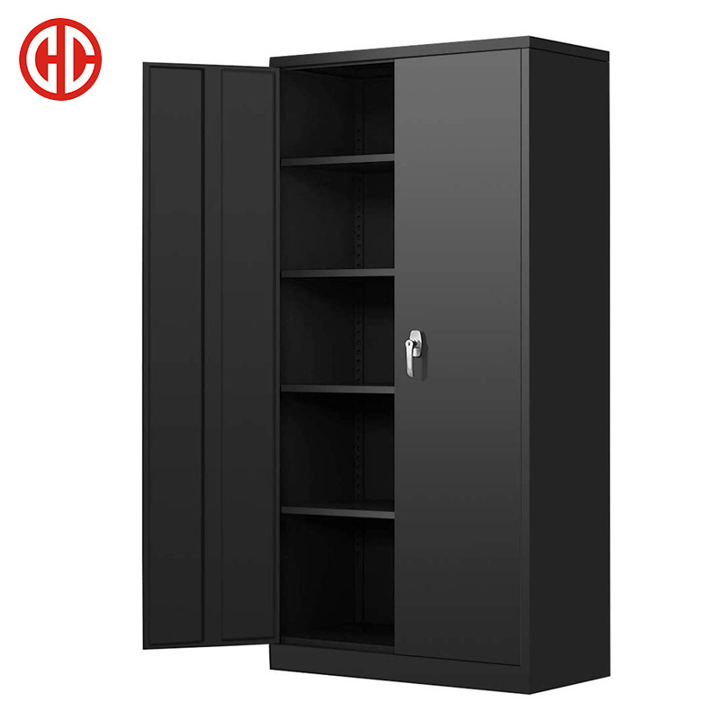 Archivadores Office Metal Storage File Cabinet with lock 2 Doors steel cupboard Filing Cabinets and Shelves  lemari besi archiva