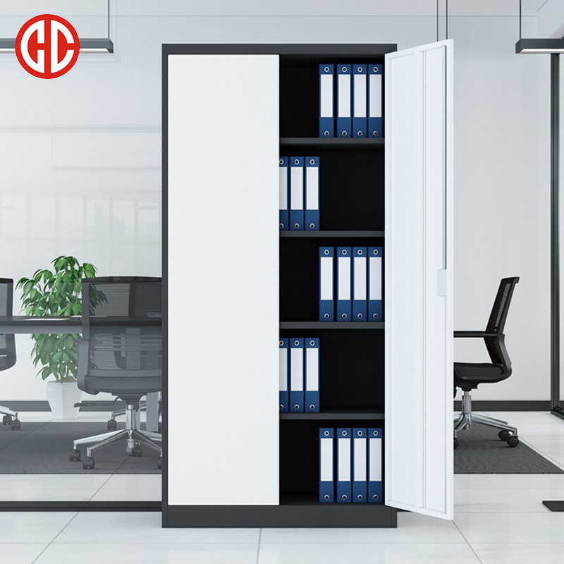 Classeur archivadores de oficina Metal Office Storage Cabinets With Lock Steel File Cabinet 2 Door Steel Metal Filing Cabinet